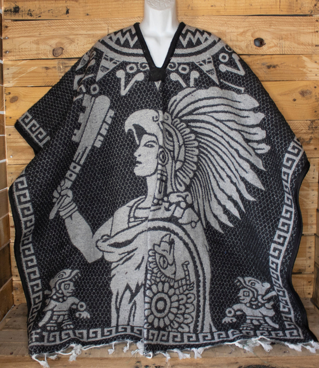 Mexican Poncho for Men, The Perfect Aztek Style