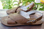 MENS LEATHER 2 STRAP MEXICAN SANDALS