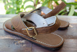 MENS LEATHER 2 STRAP MEXICAN SANDALS