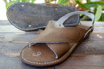 MENS LEATHER 2 STRAP MEXICAN SANDALS