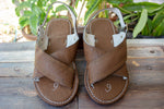 MENS LEATHER 2 STRAP MEXICAN SANDALS