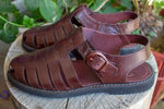 MENS LEATHER MEXICAN SHOE SANDALS