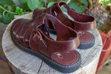 MENS LEATHER MEXICAN SHOE SANDALS