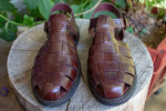 MENS LEATHER MEXICAN SHOE SANDALS