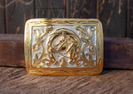 HANDCRAFTED GOLDEN HORSE MARIACHI CHARRO WESTERN BELT BUCKLE