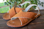 MENS LEATHER 2 STRAP MEXICAN SANDALS