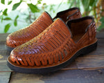 MENS LEATHER MEXICAN SHOE HUARACHE SANDALS