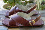 MENS LEATHER 2 STRAP MEXICAN SANDALS