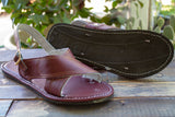 MENS LEATHER 2 STRAP MEXICAN SANDALS