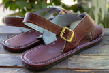 MENS LEATHER 2 STRAP MEXICAN SANDALS