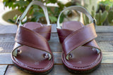 MENS LEATHER 2 STRAP MEXICAN SANDALS