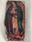 VIRGEN DE GUADALUPE Virgin Mary laser printed bi-fold leather wallet
