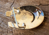 HORSESHOE cowboy western caballo belt buckle evilla