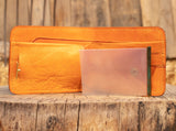 WESTERN BULL Toro EMBROIDERED leather bi fold caballo wallet