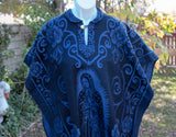 VIRGEN de GUADALUPE Virgin Mary 2 sided Mexican Poncho rebozo wrap Gaban