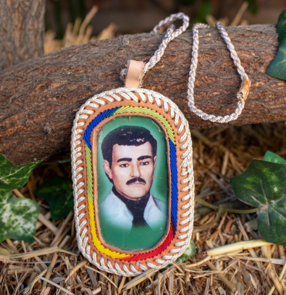 JESUS MALVERDE NACKLACE Sinaloa narco saint good luck charm