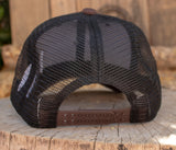 ROOSTER Gallo metal plaque western EMBROIDERED HAT adjustable trucker mesh cap
