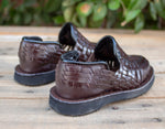 Boys WALKER TODDLER MEXICAN leather Mocassin casual brown Shoe Sandals