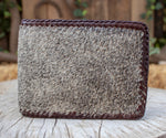 Real COWHIDE NATURAL HAIR cowboy leather western wallet cartera