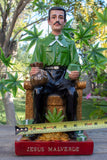 JESUS MALVERDE Santo Narco saint Sinaloa marijuana money stacks lucky statue Estatua