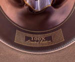 Brown felt 100X Western La Sierra COWBOY TEXANA HAT Tejana