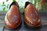 MENS LEATHER MEXICAN SHOE HUARACHE SANDALS