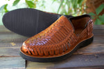 MENS LEATHER MEXICAN SHOE HUARACHE SANDALS