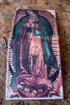 VIRGEN DE GUADALUPE VIRGIN MARY LASER PRINTED LEATHER BIFOLD WALLET